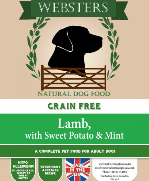 Grain Free Lamb, Sweet Potato & Mint