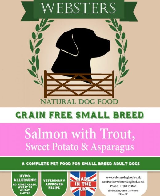 Small Breed Grain Free Salmon with Trout, Sweet Potato & Asparagus