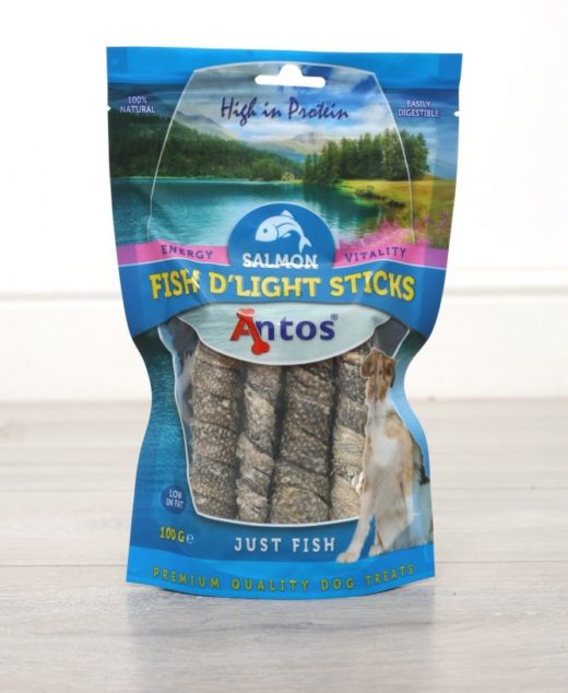 Salmon Fish D’Light Skin Sticks – Antos