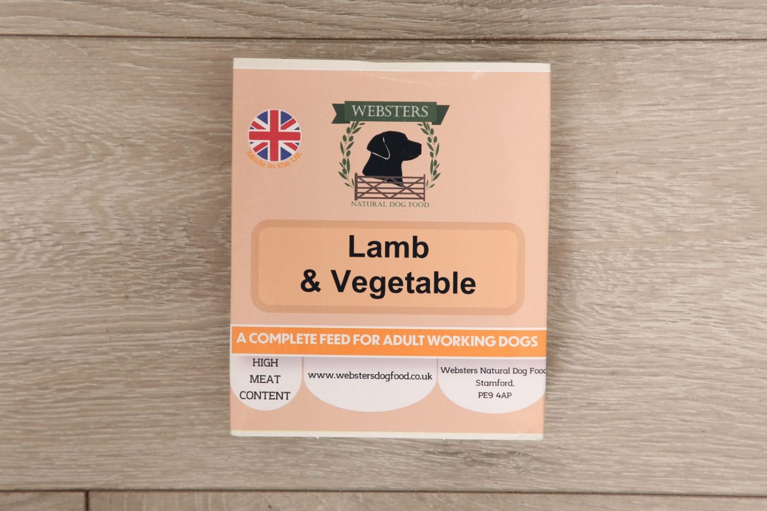 Lamb & Vegetable Adult Dog Meat Trays x 4